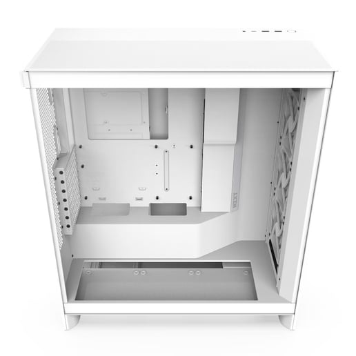 NZXT H7 Flow Mid Tower Case - White 