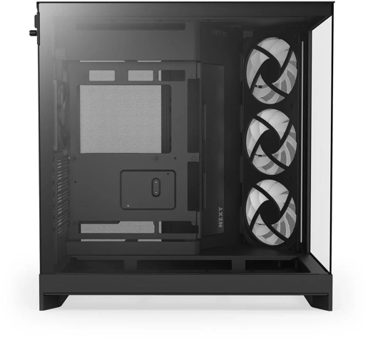 NZXT H9 Flow RGB Mid Tower Gaming Case - Black 