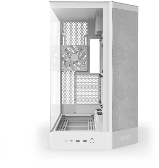 NZXT H9 Flow Mid Tower Gaming Case - White 