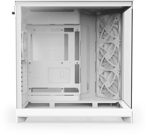 NZXT H9 Flow Mid Tower Gaming Case - White 