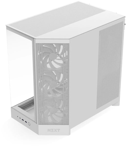 NZXT H9 Flow Mid Tower Gaming Case - White 