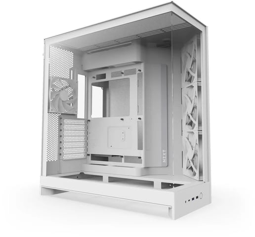 NZXT H9 Flow Mid Tower Gaming Case - White 