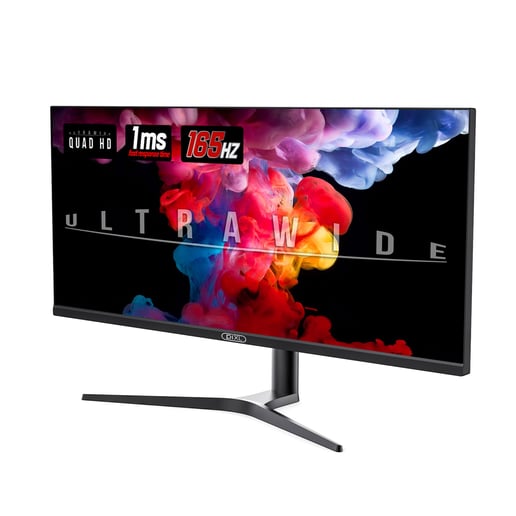 piXL CM34G3 34" UltraWide Gaming Monitor - IPS, 400 nits, 165Hz, 1ms, HDMI, DP