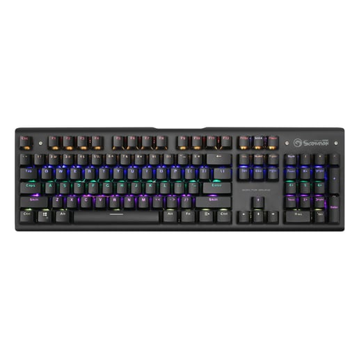 Marvo Scorpion CM420-UK Mechanical Keyboard Mouse and Gaming Surface 3-in-1 RGB Gaming Kit