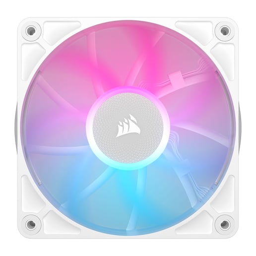 Corsair iCUE LINK RX120 RGB 120mm PWM Starter Kit of Three Case Fans in White