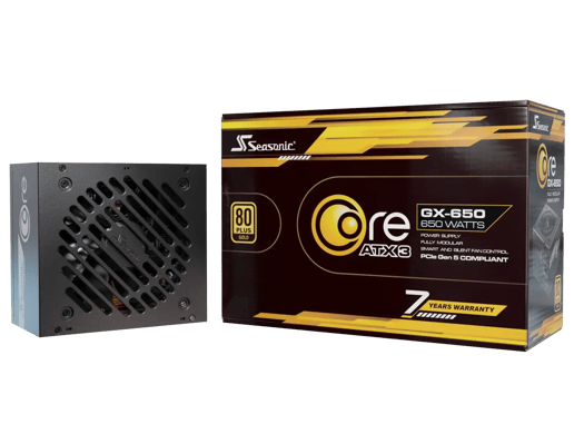 650W Seasonic CORE GX ATX 3.1 Modular 80 Plus Gold PSU