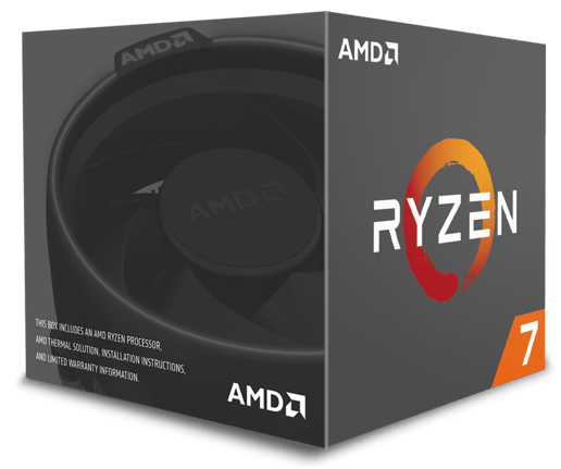 AMD Ryzen 7 2700 3.2GHz Octa Core AM4 CPU 
