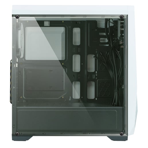 CiT C6063 Mid Tower Gaming Case - White USB 3.0