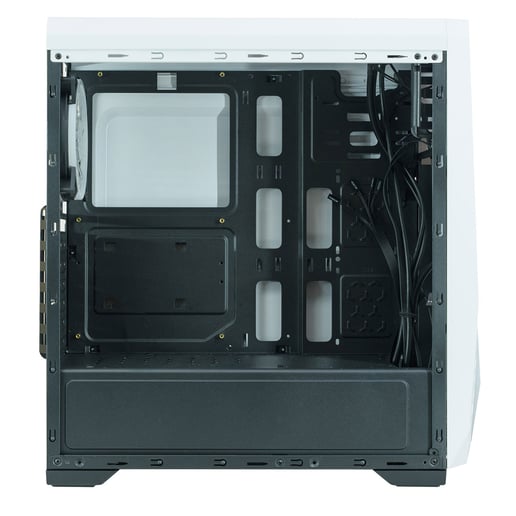 CiT C6063 Mid Tower Gaming Case - White USB 3.0