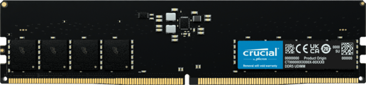 Crucial 32GB (1x32GB) 5200MT/s DDR5 Memory
