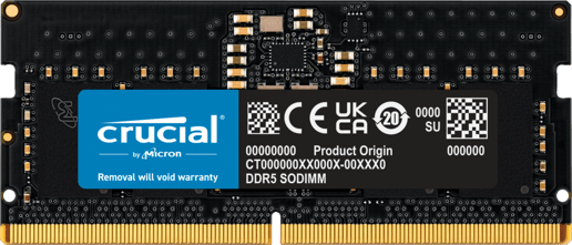Crucial 16GB (1x16GB) 5600MT/s DDR5 Memory