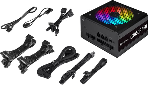 550W Corsair CX550F RGB Modular 80 Plus Bronze PSU