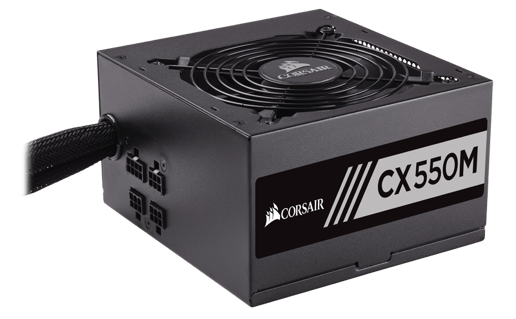Corsair CX550M 550W Semi-Modular Power Supply 80 Plus Bronze