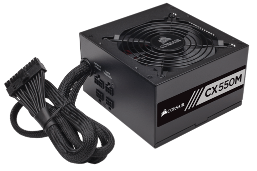 Corsair CX550M 550W Semi-Modular Power Supply 80 Plus Bronze