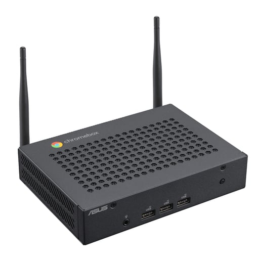 ASUS Fanless Chromebox CF40 Celeron N4500 Mini PC with ChromeOS