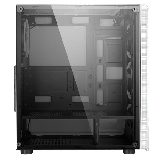 CiT Raider Mid Tower Gaming Case - White 