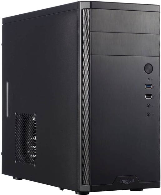 Fractal Core 1100 Mid Tower Case - Black 