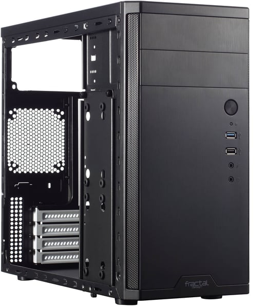 Fractal Core 1100 Mid Tower Case - Black 