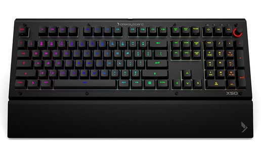 Das Keyboard X50Q RGB Illuminated Mechanical USB Gaming Keyboard with Gamma Zulu Switches (UK Layout)