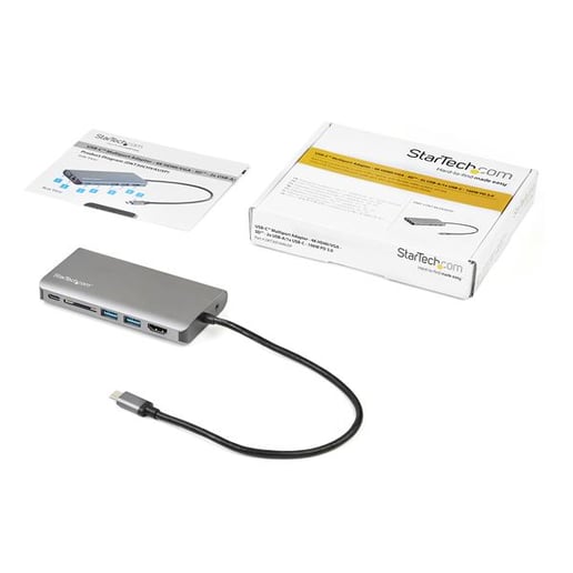 StarTech.com USB-C Mini Travel Dock with HDMI or VGA