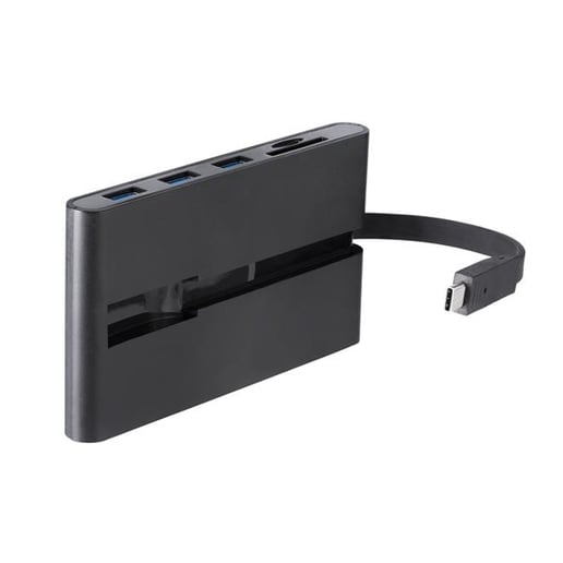 StarTech.com USB-C Multiport Adaptor with HDMI and VGA - 3x USB 3.0 - SD - PD 3.0 - Wraparound Cable