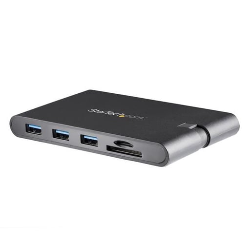 StarTech.com USB-C Multiport Adaptor with HDMI and VGA - 3x USB 3.0 - SD - PD 3.0 - Wraparound Cable