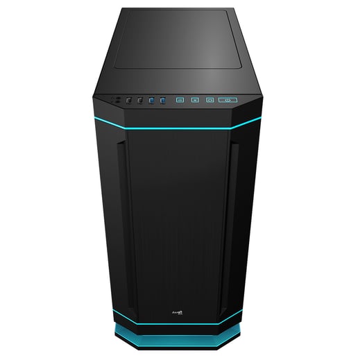 Aero Cool DS 230 Mid Tower Gaming Case - Black 