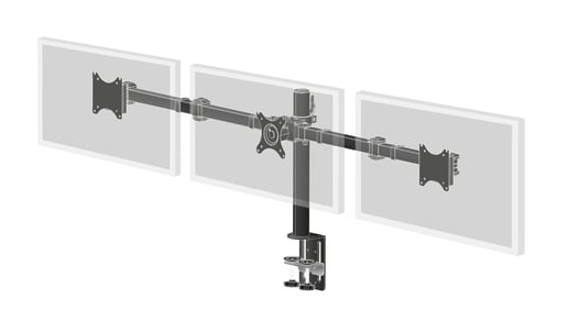 iiyama DS1003C-B1 Triple Monitor Arm