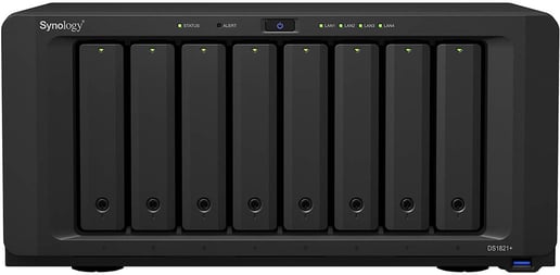 Synology DiskStation DS1821+ 8-Bay Desktop NAS Enclosure