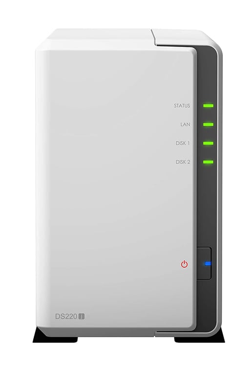 Synology DiskStation DS220j 2-Bay Desktop NAS Enclosure