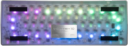 Vortex 10 10th Anniversary RGB Mechanical Keyboard with Cherry MX Blue Switches