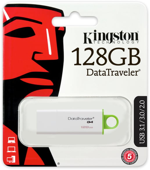 Kingston DataTraveler G4 128GB White 