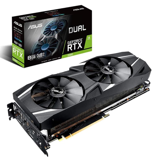 ASUS GeForce RTX 2080 Dual 8GB Graphics Card