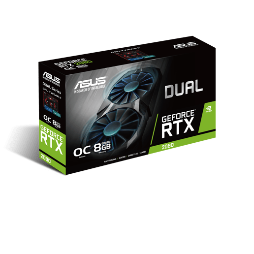 ASUS GeForce RTX 2080 Dual OC 8GB Graphics Card