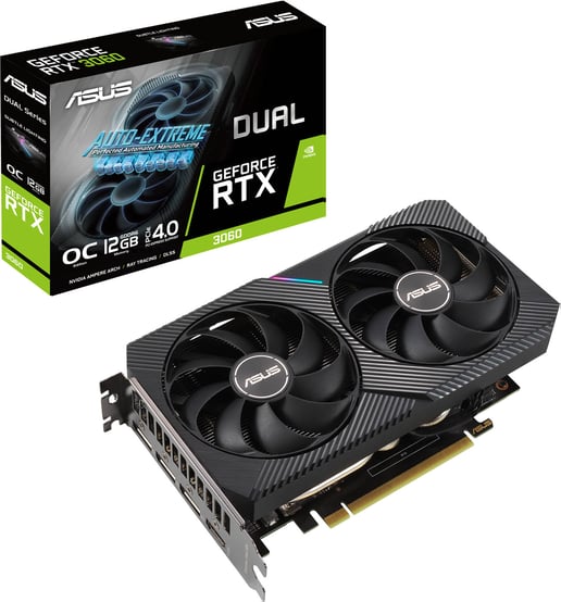 ASUS GeForce RTX 3060 Dual OC 12GB GDDR6 Graphics Card