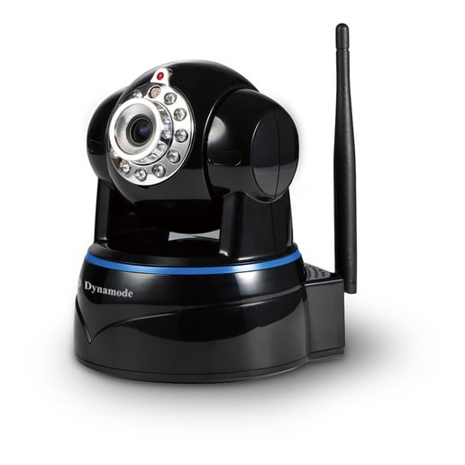 Dynamode DYN-620 IP Wireless Indoor Pan-Tilt-Zoom Camera With H.264, 11pcs IR LEDs, 8m Range, 2.0 Megapixel, WansView, Day & Night, Black (DYN-620)