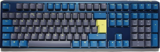 Ducky One 3 Daybreak Keyboard, UK, Full Size, RGB LED, Cherry MX Clear