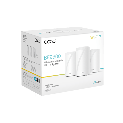 TP-Link Deco BE65 9300 Whole Home Mesh Wi-Fi 7 System