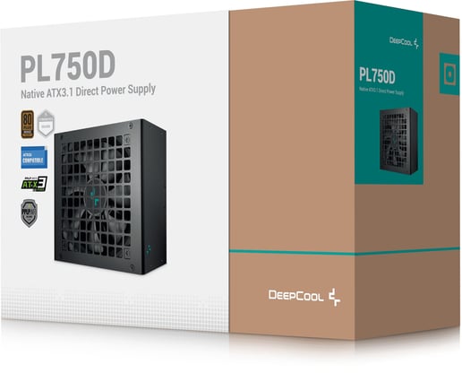 750W DeepCool PL750D 80 Plus Bronze PSU