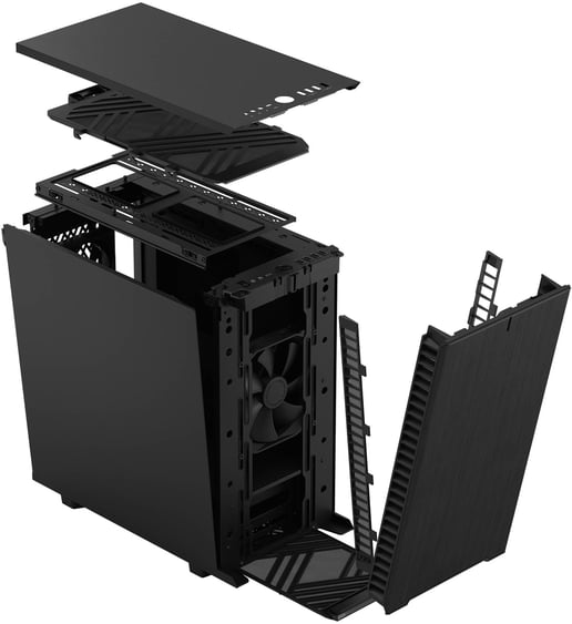 Fractal Design Define 7 Mini Mid Tower Case - Black 