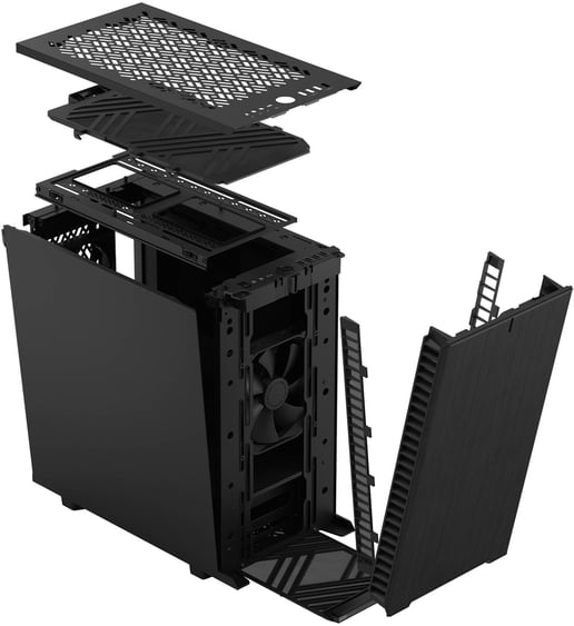 Fractal Design Define 7 Mini Mid Tower Case - Black 