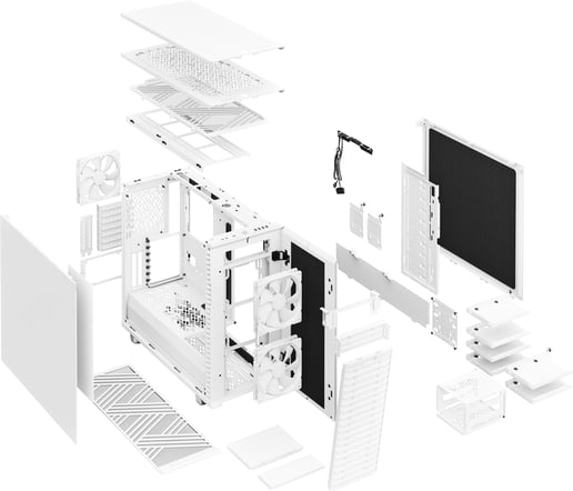 Fractal Define 7 Mid Tower Case - White 