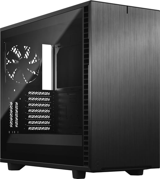 Fractal Define 7 Dark TG Mid Tower Gaming Case - Black 