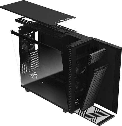 Fractal Define 7 XL Light TG Full Tower Case - Black 