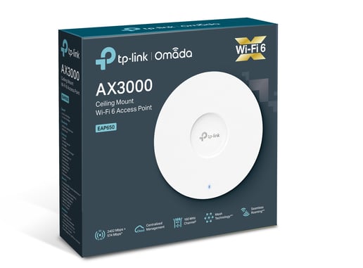 TP-Link EAP650 AX3000 Ceiling Mount WiFi 6 Access Point
