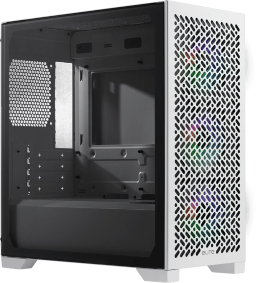 Cooler Master Elite 302 Mid Tower Case - White 