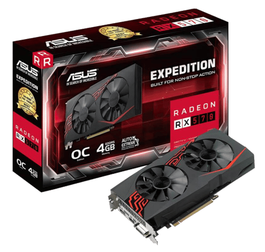 ASUS Radeon RX 570 Expedition OC 4GB Graphics Card