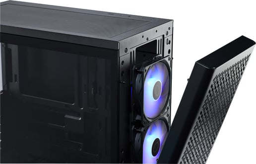 Cooler Master Elite 502 Mid Tower Case - Black 