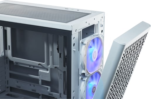 Cooler Master Elite 502 Mid Tower Case - White 
