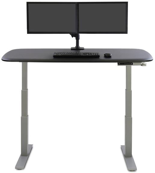 Ergotron Two-Monitor Mount 45-489-224 LX Desk Dual Direct Arm - Matte Black